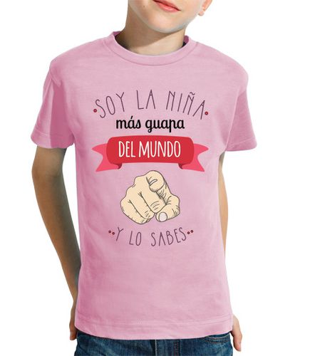 Camiseta Niño Manga Corta La niña más guapa del mundo, y lo sabes laTostadora - latostadora.com - Modalova