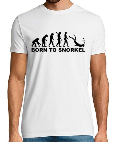 Camiseta evolución nacido para bucear - latostadora.com - Modalova