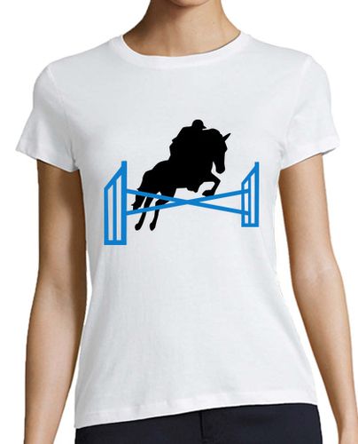 Camiseta mujer espectáculo de caballos de salto - latostadora.com - Modalova
