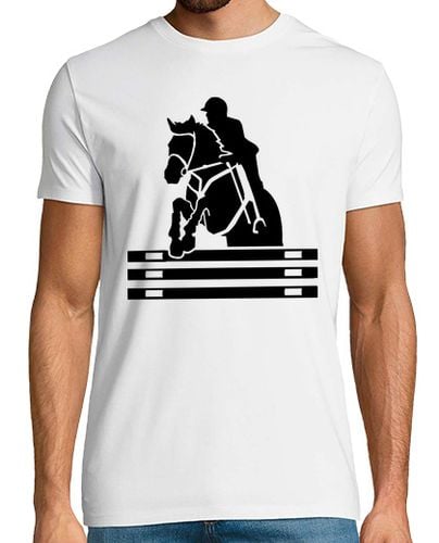 Camiseta Hombre Manga Corta espectáculo de caballos de salto laTostadora - latostadora.com - Modalova