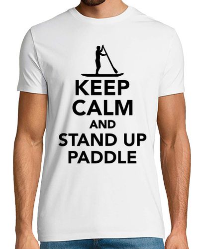 Camiseta mantener la calma y stand up paddle laTostadora - latostadora.com - Modalova