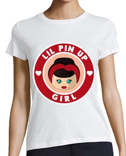 Camiseta Mujer Manga Corta Pin up Girl Beisbol Mujer laTostadora - latostadora.com - Modalova