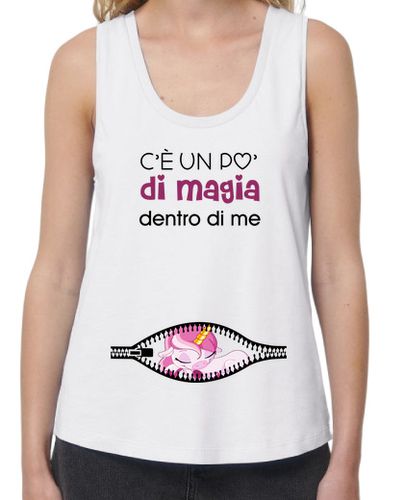 Camiseta mujer magia_top unicornio mujer correas de ancho - latostadora.com - Modalova