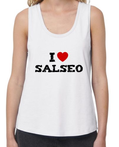 Camiseta mujer I love salseo negro laTostadora - latostadora.com - Modalova