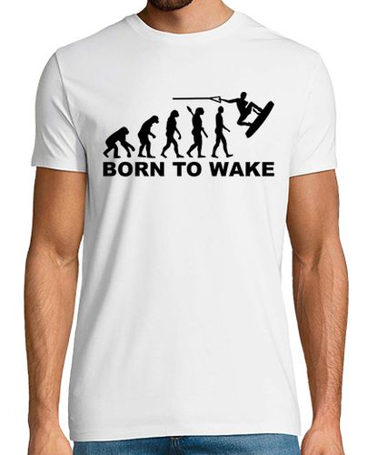 Camiseta Hombre Manga Corta wakeboard evolución laTostadora - latostadora.com - Modalova