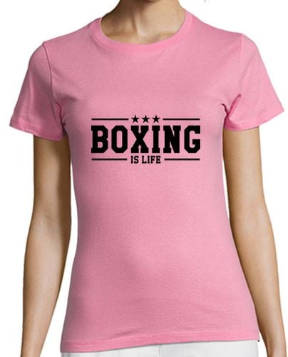 Camiseta Mujer Manga Corta camisa de boxeo - boxeador - lucha laTostadora - latostadora.com - Modalova