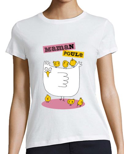 Camiseta Mujer Manga Corta gallina de la madre laTostadora - latostadora.com - Modalova