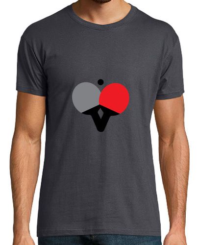 Camiseta Hombre Manga Corta camiseta mesa de ping pong, ratón gris, de primera calidad laTostadora - latostadora.com - Modalova