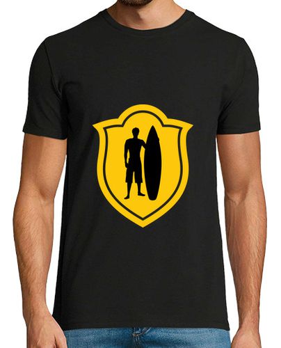 Camiseta olas camiseta hombre, negro, mejor calidad - latostadora.com - Modalova