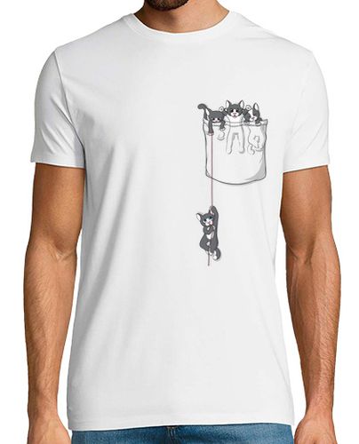 Camiseta gatito de bolsillo - latostadora.com - Modalova