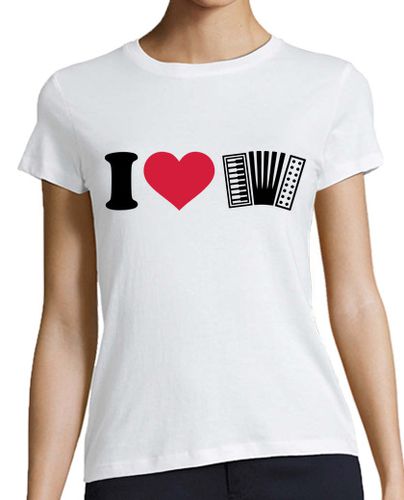 Camiseta mujer amo el acordeón - latostadora.com - Modalova