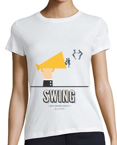 Camiseta Mujer Manga Corta camiseta mujer swing sexy hoppers laTostadora - latostadora.com - Modalova