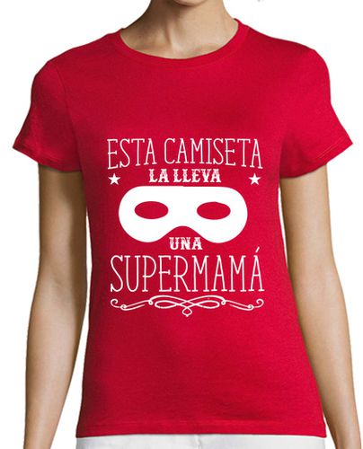 Camiseta mujer Mujer, manga corta, roja, calidad premium - latostadora.com - Modalova