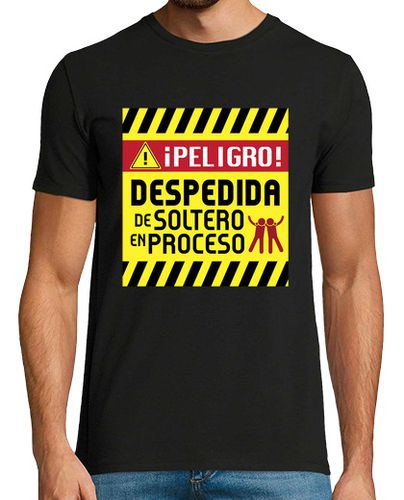 Camiseta Peligro Despedida de Soltero en Proceso - latostadora.com - Modalova