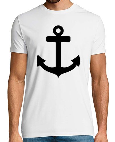 Camiseta Hombre Manga Corta ancla negro laTostadora - latostadora.com - Modalova