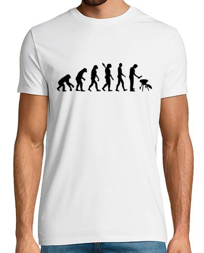 Camiseta la evolución de la barbacoa - latostadora.com - Modalova