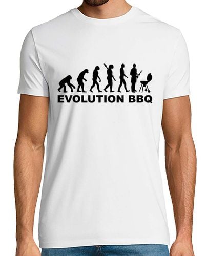 Camiseta Hombre Manga Corta la evolución de la barbacoa laTostadora - latostadora.com - Modalova