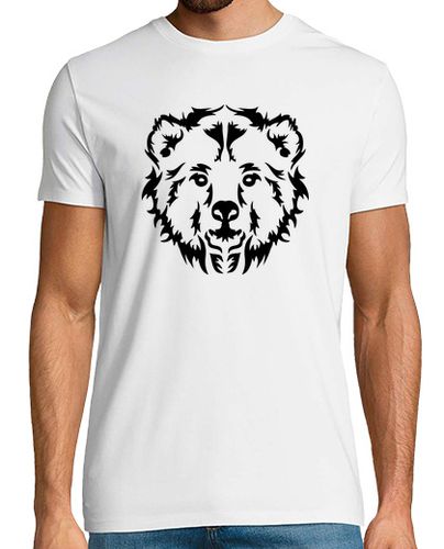 Camiseta cara de la cabeza del oso - latostadora.com - Modalova