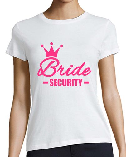 Camiseta mujer corona de la seguridad de la novia - latostadora.com - Modalova