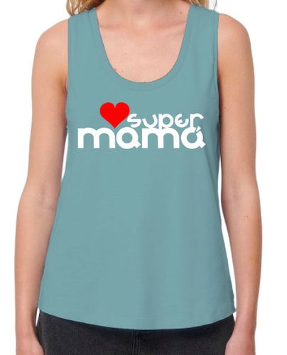 Camiseta mujer SUPER MAMÁ CORAZÓN - latostadora.com - Modalova