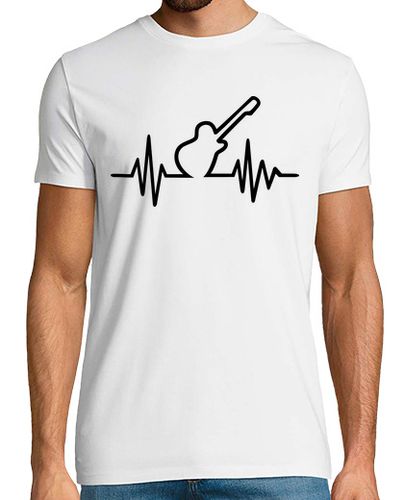 Camiseta Hombre Manga Corta frecuencia de la guitarra eléctrica laTostadora - latostadora.com - Modalova