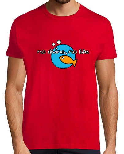 Camiseta No diving, no life - latostadora.com - Modalova