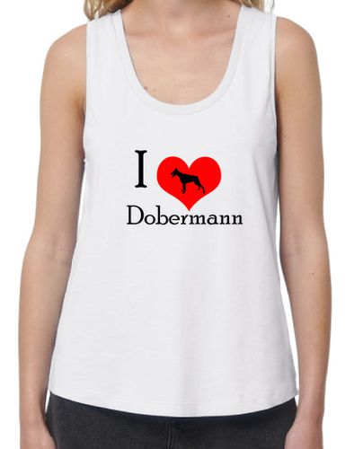 Camiseta mujer I love dobermann - latostadora.com - Modalova