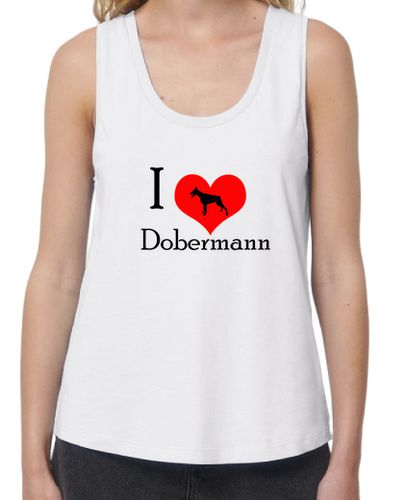 Camiseta mujer I love dobermann laTostadora - latostadora.com - Modalova