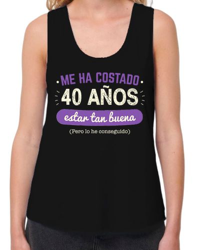 Camiseta mujer 40 Años Para Estar Tan Buena, 1984 - latostadora.com - Modalova