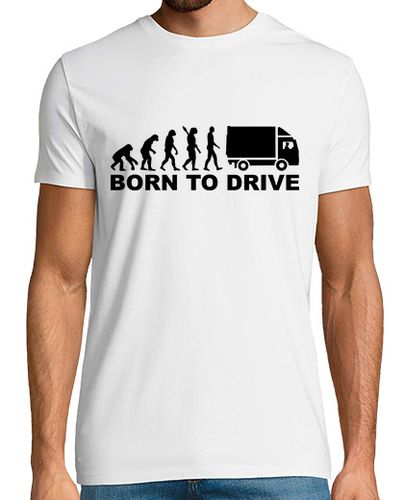 Camiseta evolución nacido para conducir camiones - latostadora.com - Modalova