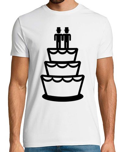 Camiseta pastel de boda gay - latostadora.com - Modalova