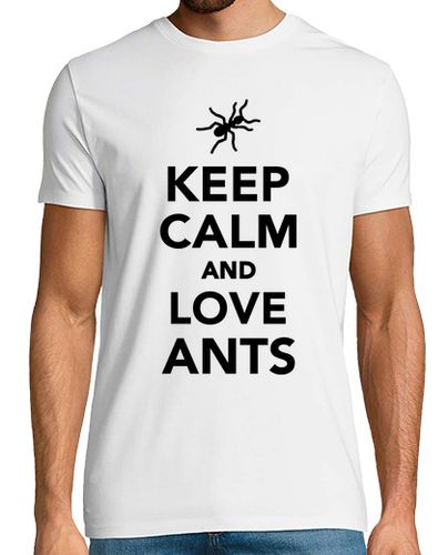 Camiseta evitar que las hormigas calma y ame - latostadora.com - Modalova