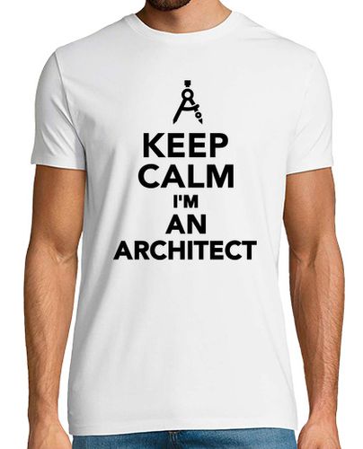 Camiseta mantener la calma im un arquitecto - latostadora.com - Modalova