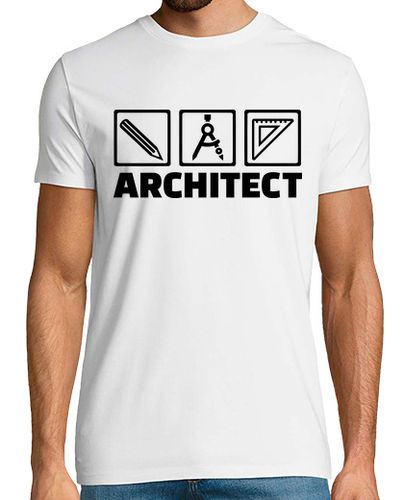 Camiseta las herramientas del arquitecto brújula - latostadora.com - Modalova