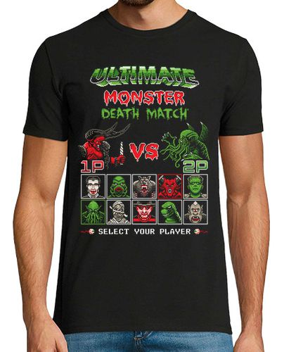 Camiseta juego de la muerte del monstruo match / 8bit retro / mens - latostadora.com - Modalova