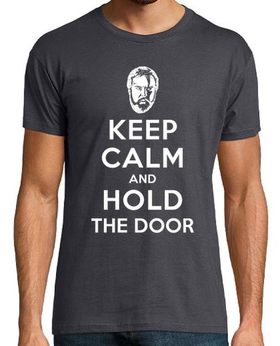 Camiseta Keep Calm and Hold the Door - latostadora.com - Modalova
