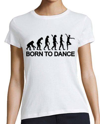 Camiseta Mujer Manga Corta la evolución de la bailarina de ballet laTostadora - latostadora.com - Modalova