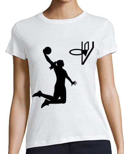 Camiseta mujer mujer de baloncesto de la muchacha - latostadora.com - Modalova