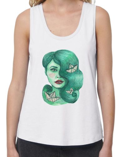 Camiseta mujer Barcos de papel III laTostadora - latostadora.com - Modalova