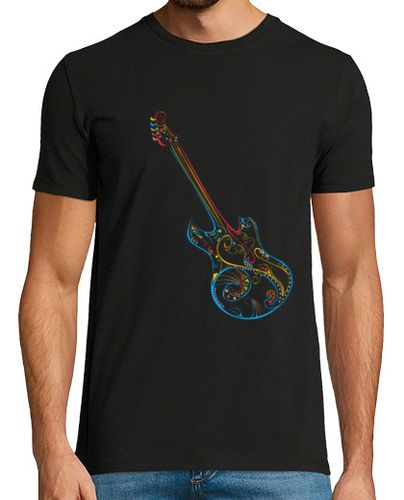 Camiseta amar a la guitarra la música de color - latostadora.com - Modalova