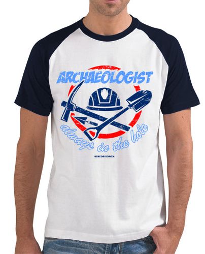 Camiseta Hombre Estilo Béisbol arqueólogo laTostadora - latostadora.com - Modalova