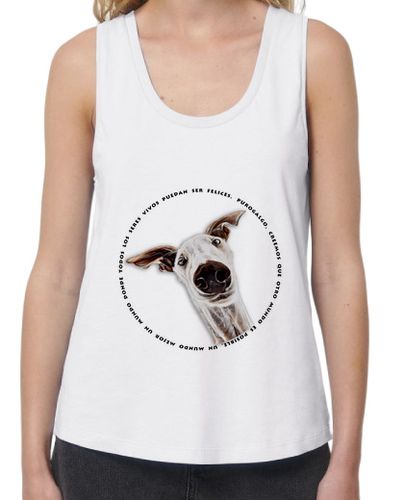 Camiseta mujer CaraDeGalgo-Camiseta TLargaBlanco laTostadora - latostadora.com - Modalova