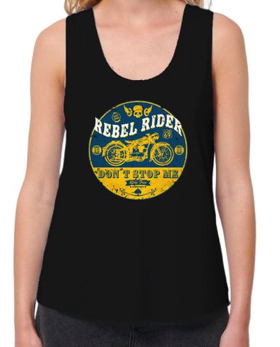 Camiseta mujer Rebel Rider Vintage - latostadora.com - Modalova