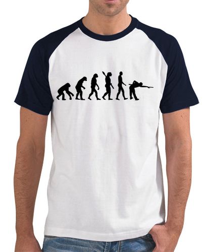 Camiseta Hombre Estilo Béisbol billares de la piscina evolución laTostadora - latostadora.com - Modalova