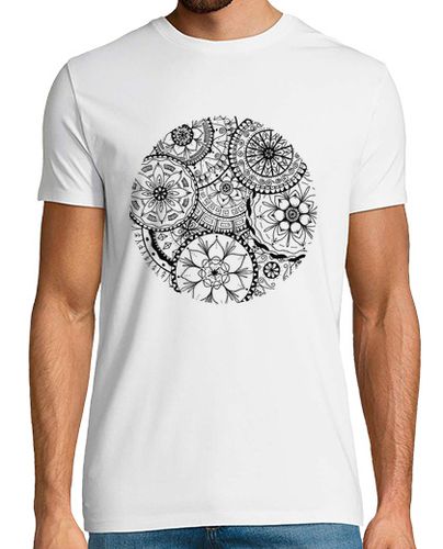 Camiseta Camiseta Círculo de Mandalas, Hombre - latostadora.com - Modalova