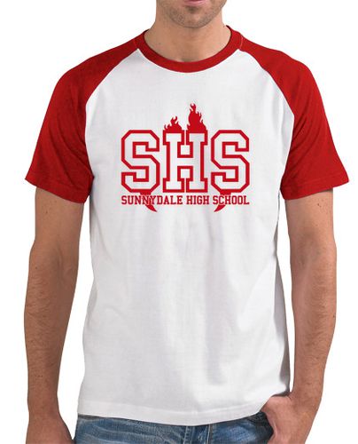 Camiseta Hombre Estilo Béisbol Sunnydale rojo laTostadora - latostadora.com - Modalova