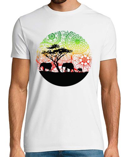 Camiseta Camiseta Familia Elefantes, Hombre - latostadora.com - Modalova