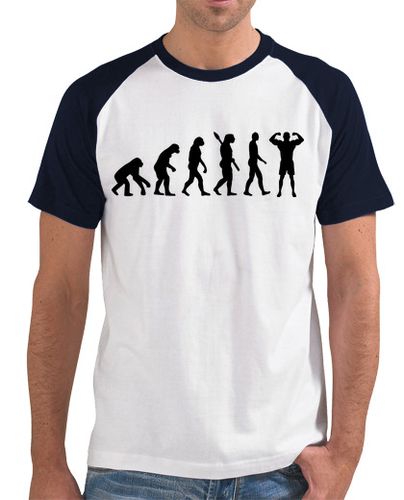 Camiseta Hombre Estilo Béisbol culturismo evolución laTostadora - latostadora.com - Modalova