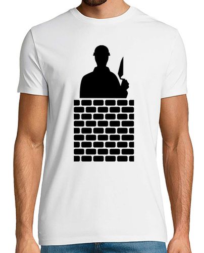 Camiseta pared de ladrillo albañil - latostadora.com - Modalova