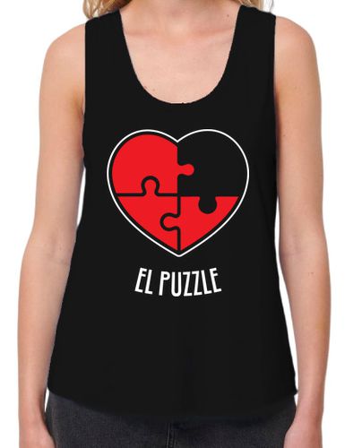 Camiseta mujer El Puzzle (Dúo Novios) laTostadora - latostadora.com - Modalova